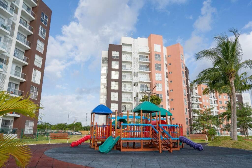 Departamento Con Laguna Artificial 칸쿤 외부 사진