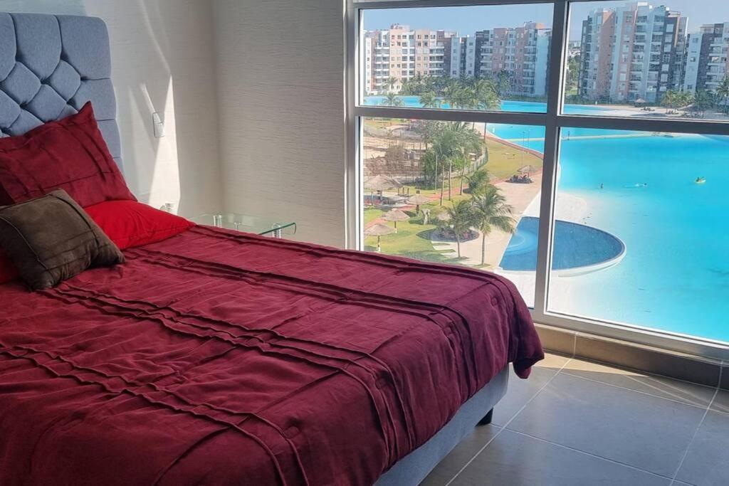Departamento Con Laguna Artificial 칸쿤 외부 사진