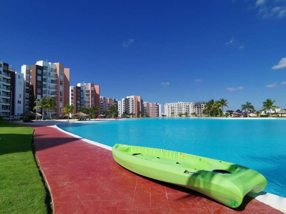 Departamento Con Laguna Artificial 칸쿤 외부 사진