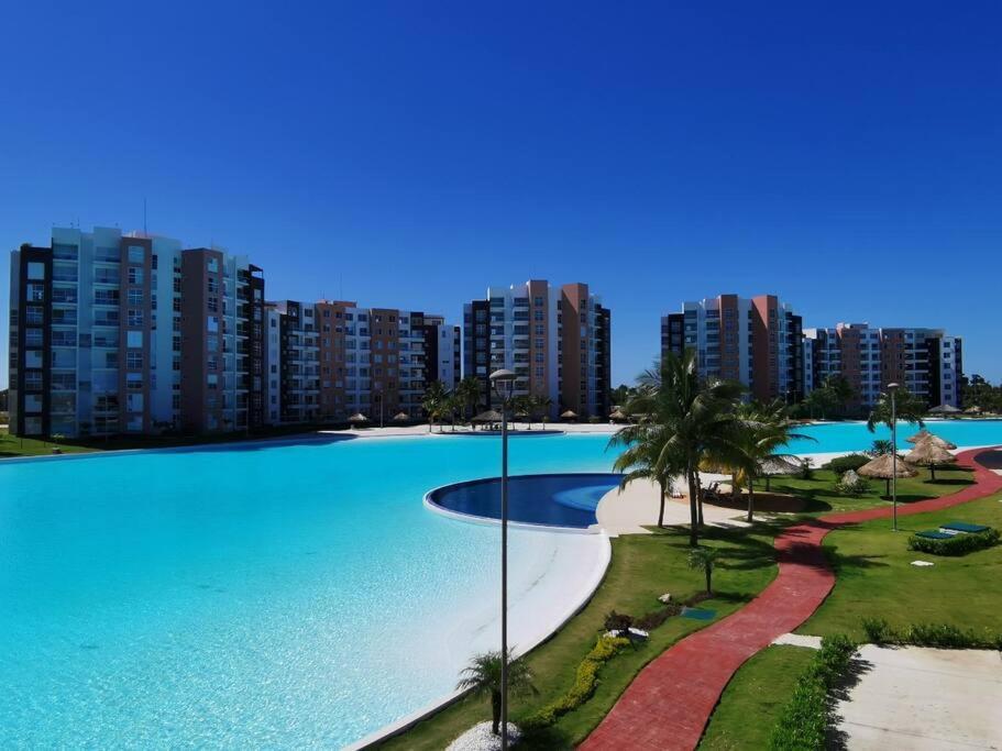 Departamento Con Laguna Artificial 칸쿤 외부 사진